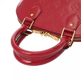 LOUIS VUITTON ルイヴィトン モノグラムヴェルニ アルマBB ローズアンディアン M91771 レディース モノグラムヴェルニ ハンドバッグ Bランク 中古 銀蔵