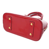 LOUIS VUITTON ルイヴィトン モノグラムヴェルニ アルマBB ローズアンディアン M91771 レディース モノグラムヴェルニ ハンドバッグ Bランク 中古 銀蔵