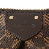 LOUIS VUITTON ルイヴィトン ダミエ シエナ MM ブラウン N41546 レディース ダミエキャンバス ハンドバッグ Aランク 中古 銀蔵