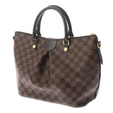 LOUIS VUITTON ルイヴィトン ダミエ シエナ MM ブラウン N41546 レディース ダミエキャンバス ハンドバッグ Aランク 中古 銀蔵