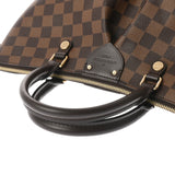 LOUIS VUITTON ルイヴィトン ダミエ シエナ MM ブラウン N41546 レディース ダミエキャンバス ハンドバッグ Aランク 中古 銀蔵