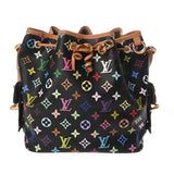 LOUIS VUITTON ルイヴィトン マルチカラー プチノエ ノワール M42230 レディース モノグラムマルチカラー ショルダーバッグ Bランク 中古 銀蔵