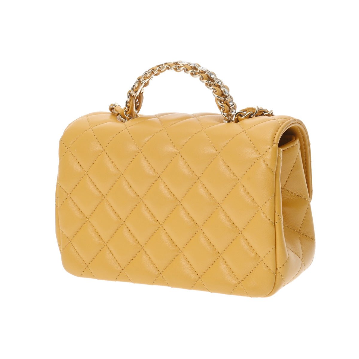 中古 シャネル CHANEL ランダム品番 レディース ショルダーバッグ イエロー カーフスキン CHANEL - 中古 シャネル CHANEL ランダム品番 レディース ショルダー