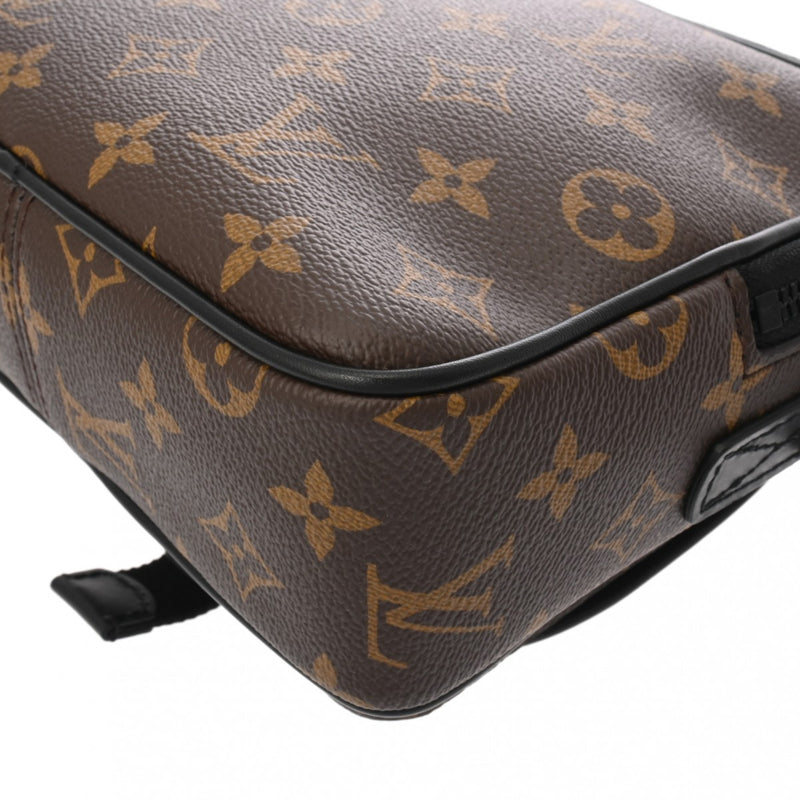 LOUIS VUITTON ルイヴィトン モノグラムマカサー クエストメッセンジャー ブラウン M46973 メンズ モノグラムキャンバス/レザー ショルダーバッグ Aランク 中古 銀蔵