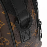 LOUIS VUITTON ルイヴィトン モノグラムマカサー クエストメッセンジャー ブラウン M46973 メンズ モノグラムキャンバス/レザー ショルダーバッグ Aランク 中古 銀蔵