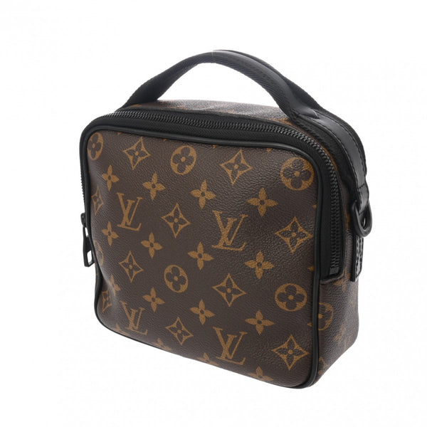 LOUIS VUITTON ルイヴィトン モノグラムマカサー クエストメッセンジャー ブラウン M46973 メンズ モノグラムキャンバス/レザー ショルダーバッグ Aランク 中古 銀蔵