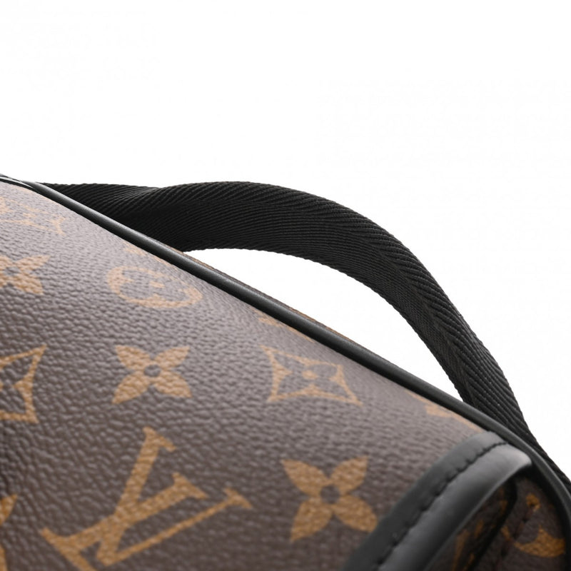 LOUIS VUITTON ルイヴィトン モノグラムマカサー クエストメッセンジャー ブラウン M46973 メンズ モノグラムキャンバス/レザー ショルダーバッグ Aランク 中古 銀蔵