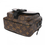 LOUIS VUITTON ルイヴィトン モノグラムマカサー クエストメッセンジャー ブラウン M46973 メンズ モノグラムキャンバス/レザー ショルダーバッグ Aランク 中古 銀蔵