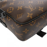 LOUIS VUITTON ルイヴィトン モノグラムマカサー クエストメッセンジャー ブラウン M46973 メンズ モノグラムキャンバス/レザー ショルダーバッグ Aランク 中古 銀蔵