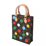 LOUIS VUITTON ルイヴィトン モノグラム プティット サックプラ 草間彌生コラボ ブラウン M81867 レディース モノグラムキャンバス ハンドバッグ Aランク 中古 銀蔵