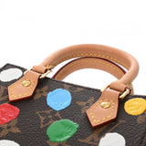 LOUIS VUITTON ルイヴィトン モノグラム プティット サックプラ 草間彌生コラボ ブラウン M81867 レディース モノグラムキャンバス ハンドバッグ Aランク 中古 銀蔵