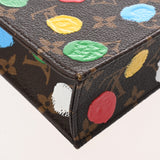 LOUIS VUITTON ルイヴィトン モノグラム プティット サックプラ 草間彌生コラボ ブラウン M81867 レディース モノグラムキャンバス ハンドバッグ Aランク 中古 銀蔵