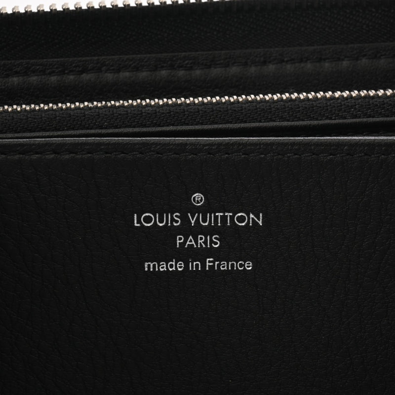 LOUIS VUITTON ルイヴィトン モノグラムマヒナ ジッピーウォレット ノワール M61867 レディース マヒナレザー 長財布 Aランク 中古 銀蔵