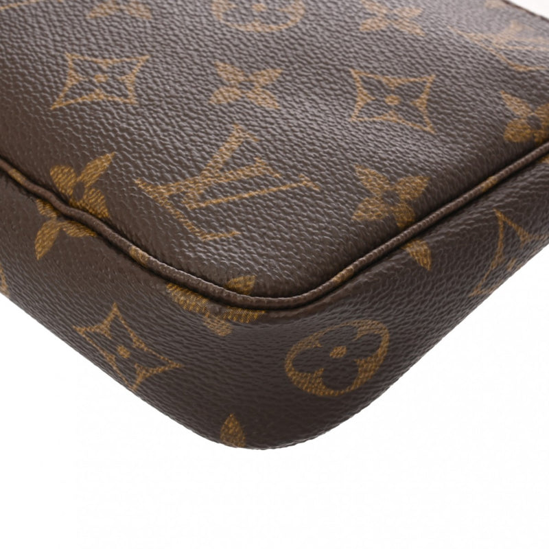 LOUIS VUITTON ルイヴィトン モノグラム ポシェット アクセソワール ブラウン M51980 レディース モノグラムキャンバス アクセサリーポーチ ABランク 中古 銀蔵