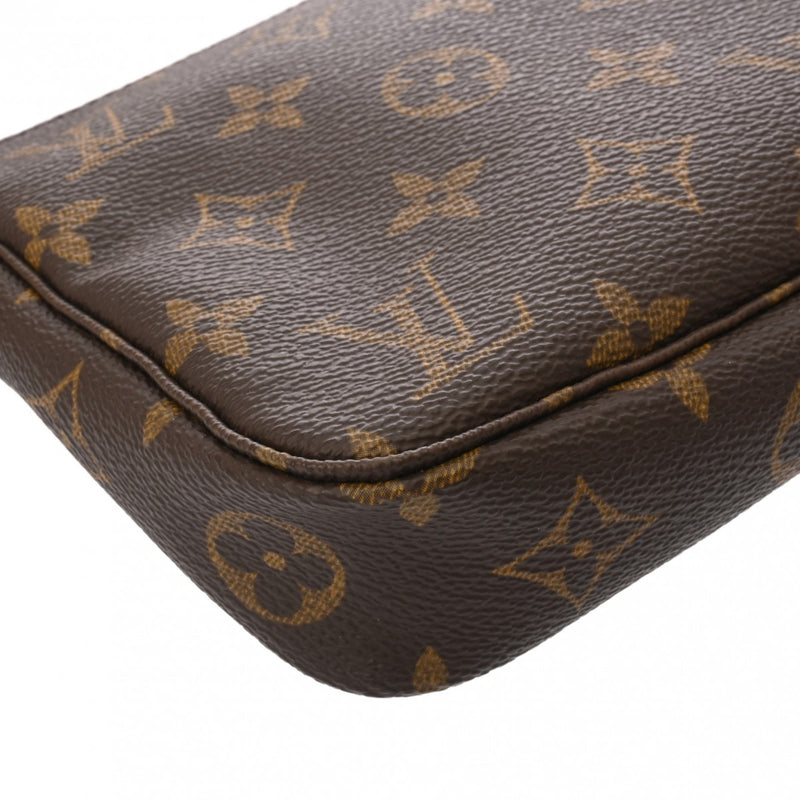 LOUIS VUITTON ルイヴィトン モノグラム ポシェット アクセソワール ブラウン M51980 レディース モノグラムキャンバス アクセサリーポーチ ABランク 中古 銀蔵