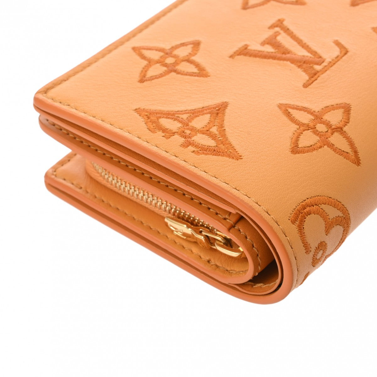 ルイヴィトン LVブロデリーアングレーズ ポルトフォイユクレア