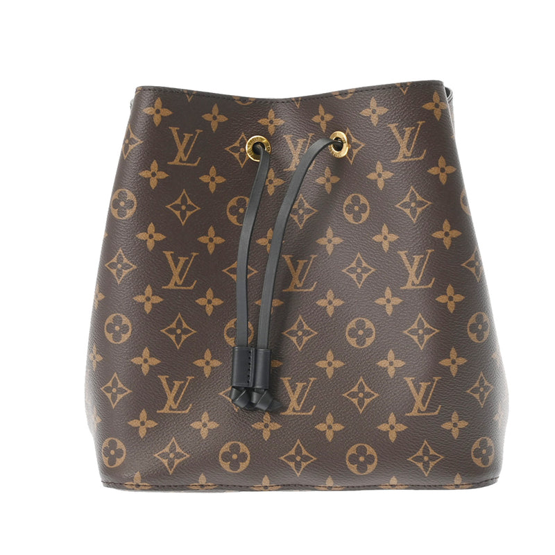 LOUIS VUITTON ルイヴィトン モノグラム ネオノエ ノワール/ブラウン M44020 レディース モノグラムキャンバス ショルダーバッグ Aランク 中古 銀蔵