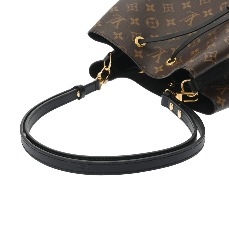 LOUIS VUITTON ルイヴィトン モノグラム ネオノエ ノワール/ブラウン M44020 レディース モノグラムキャンバス ショルダーバッグ Aランク 中古 銀蔵