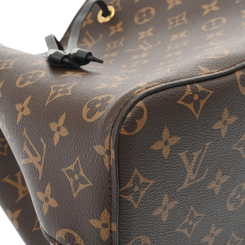 LOUIS VUITTON ルイヴィトン モノグラム ネオノエ ノワール/ブラウン M44020 レディース モノグラムキャンバス ショルダーバッグ Aランク 中古 銀蔵