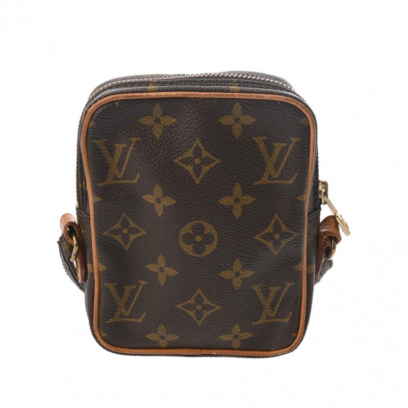 LOUIS VUITTON ルイヴィトン モノグラム ミニ ダヌーブ ブラウン M45268 レディース モノグラムキャンバス ショルダーバッグ Bランク 中古 銀蔵