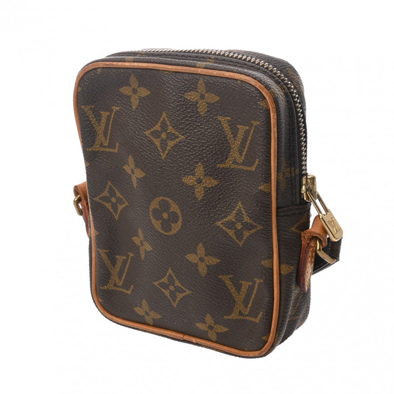 LOUIS VUITTON ルイヴィトン モノグラム ミニ ダヌーブ ブラウン M45268 レディース モノグラムキャンバス ショルダーバッグ Bランク 中古 銀蔵