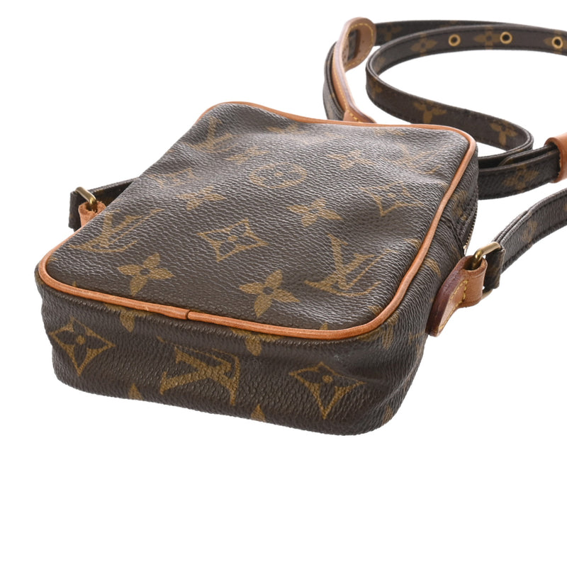 LOUIS VUITTON ルイヴィトン モノグラム ミニ ダヌーブ ブラウン M45268 レディース モノグラムキャンバス ショルダーバッグ Bランク 中古 銀蔵