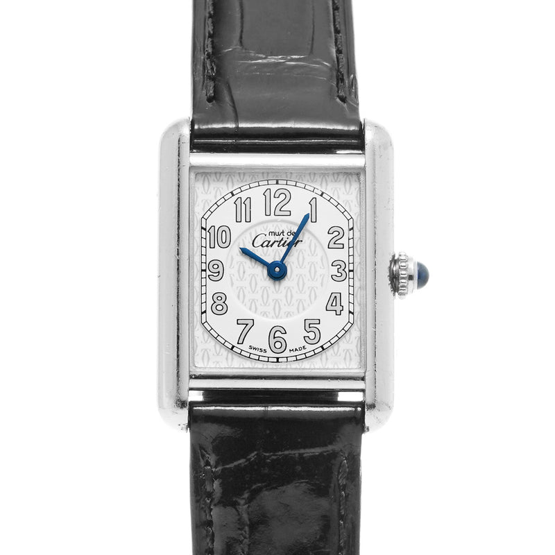 カルティエ マストタンク W1014254 ホワイト レディース 腕時計 クォーツ 中古 銀蔵
