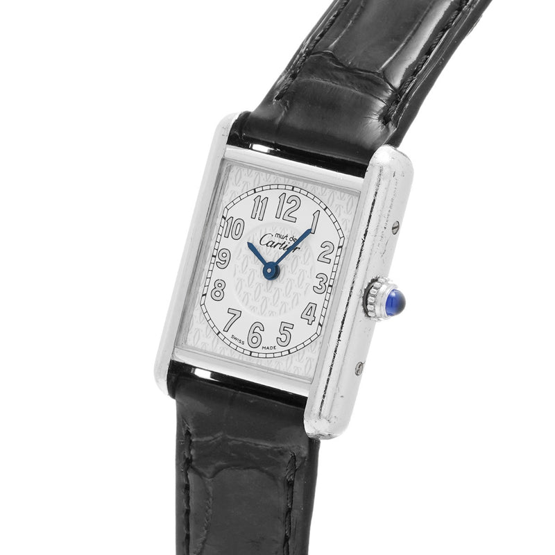 カルティエ マストタンク W1014254 ホワイト レディース 腕時計 クォーツ 中古 銀蔵