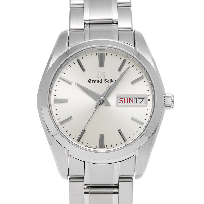 グランドセイコー ヘリテージコレクション クォーツ SBCT235 シルバー メンズ 腕時計 クォーツ 中古 銀蔵