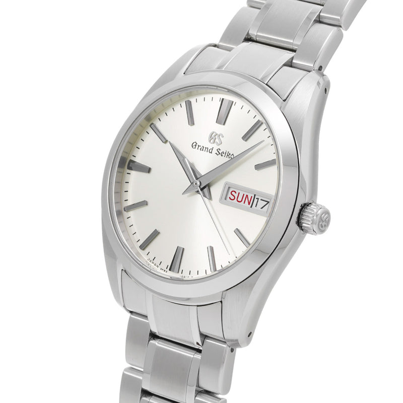 グランドセイコー ヘリテージコレクション クォーツ SBCT235 シルバー メンズ 腕時計 クォーツ 中古 銀蔵