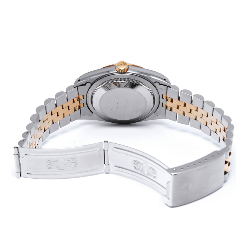 ロレックス デイトジャスト 10Pダイヤ 16233G L番(1989年頃製造) シャンパン/ダイヤモンド メンズ 腕時計 自動巻き 中古 銀蔵