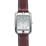 エルメス ケープコッド ドゥブルトゥール CC1.210 シルバー レディース 腕時計 クォーツ 中古 銀蔵