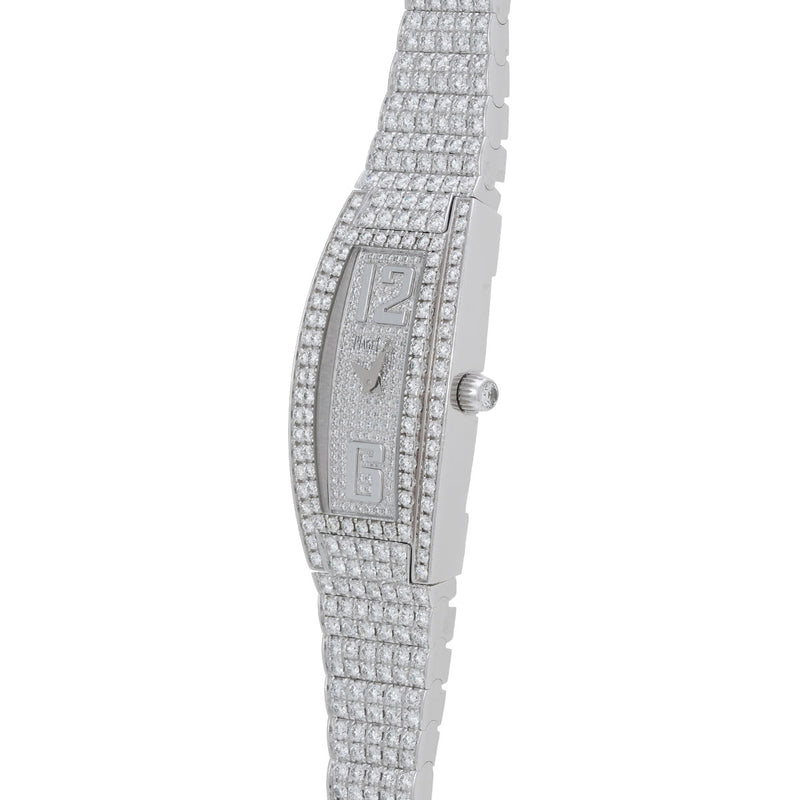 ピアジェ ライムライト P10120 ダイヤモンド レディース 腕時計 クォーツ 中古 銀蔵