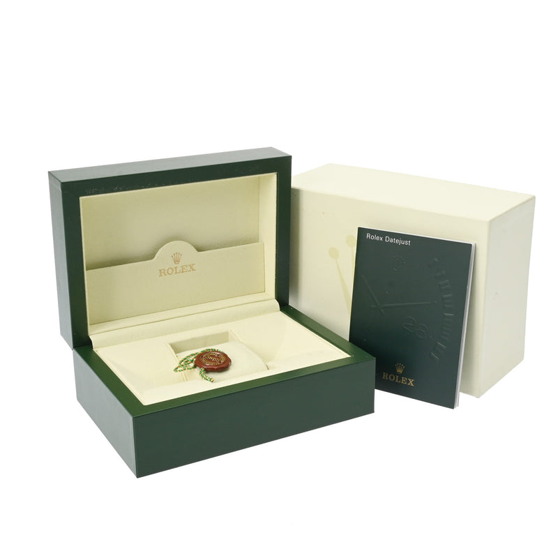 ロレックス デイトジャスト 10Pダイヤ 16234G K番(2001年頃製造) ブラック/ダイヤモンド メンズ 腕時計 自動巻き 中古 銀蔵