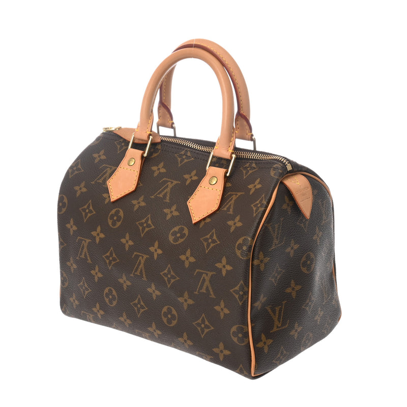 LOUIS VUITTON ルイヴィトン モノグラム スピーディ 25 旧型 ブラウン M41528 レディース モノグラムキャンバス ハンドバッグ ABランク 中古 銀蔵