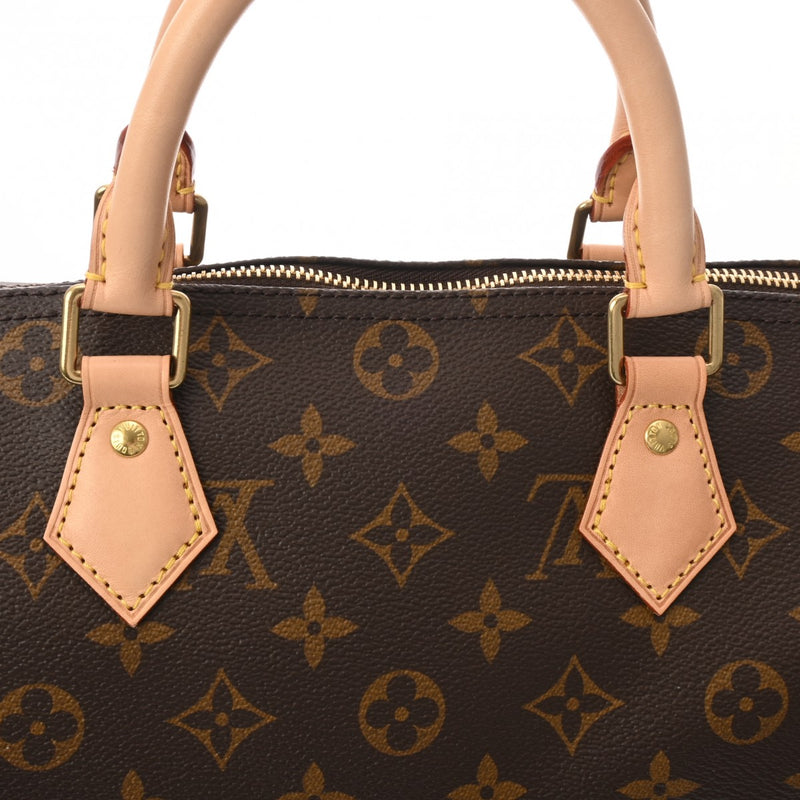 LOUIS VUITTON ルイヴィトン モノグラム スピーディ 30 新型 ブラウン M41108 レディース モノグラムキャンバス ハンドバッグ Aランク 中古 銀蔵