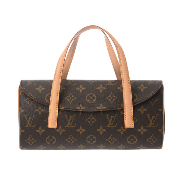 LOUIS VUITTON ルイヴィトン モノグラム ソナチネ ブラウン M51902 レディース モノグラムキャンバス ハンドバッグ Aランク 中古 銀蔵