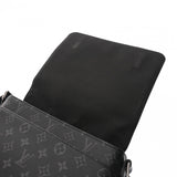 LOUIS VUITTON ルイヴィトン モノグラムエクリプス ディストリクト PM NV2 黒/グレー M45272 メンズ モノグラムエクリプスキャンバス ショルダーバッグ Bランク 中古 銀蔵