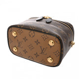 LOUIS VUITTON ルイヴィトン モノグラムリバース ヴァニティ NV PM 2WAY チェーンショルダー 旧型 ブラウン M45165 レディース モノグラムキャンバス バニティバッグ Aランク 中古 銀蔵