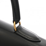 HERMES エルメス ケリー 32 内縫い 2WAY ブラック □A刻印(1997年頃) レディース ボックスカーフ ハンドバッグ ABランク 中古 銀蔵