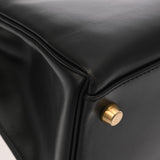 HERMES エルメス ケリー 32 内縫い 2WAY ブラック □A刻印(1997年頃) レディース ボックスカーフ ハンドバッグ ABランク 中古 銀蔵