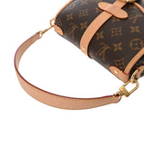 LOUIS VUITTON ルイヴィトン モノグラム ソミュール BB ブラウン M46740 レディース モノグラムキャンバス 2WAYバッグ Aランク 中古 銀蔵