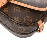 LOUIS VUITTON ルイヴィトン モノグラム ソミュール BB ブラウン M46740 レディース モノグラムキャンバス 2WAYバッグ Aランク 中古 銀蔵
