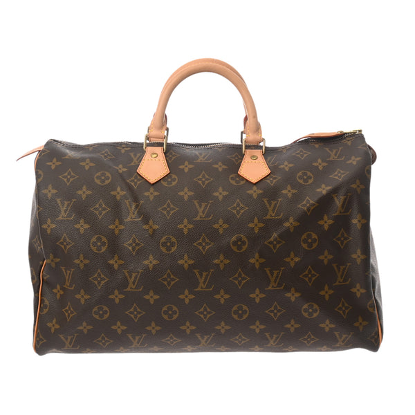 LOUIS VUITTON ルイヴィトン モノグラム スピーディ 40 ブラウン M41522 レディース モノグラムキャンバス ハンドバッグ ABランク 中古 銀蔵