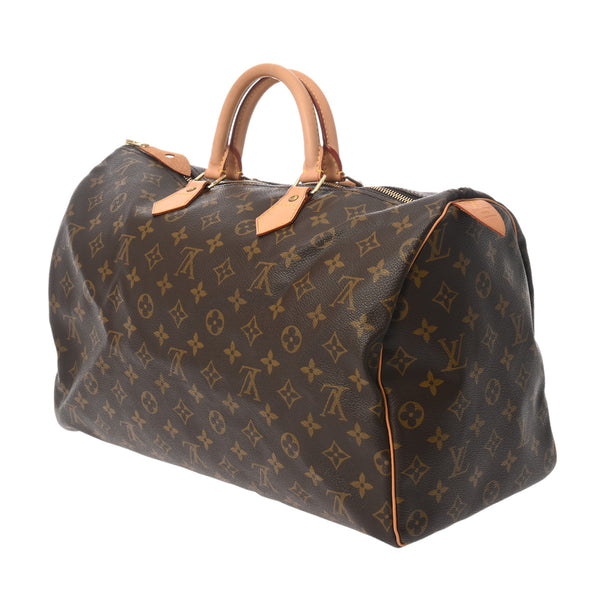 LOUIS VUITTON ルイヴィトン モノグラム スピーディ 40 ブラウン M41522 レディース モノグラムキャンバス ハンドバッグ ABランク 中古 銀蔵