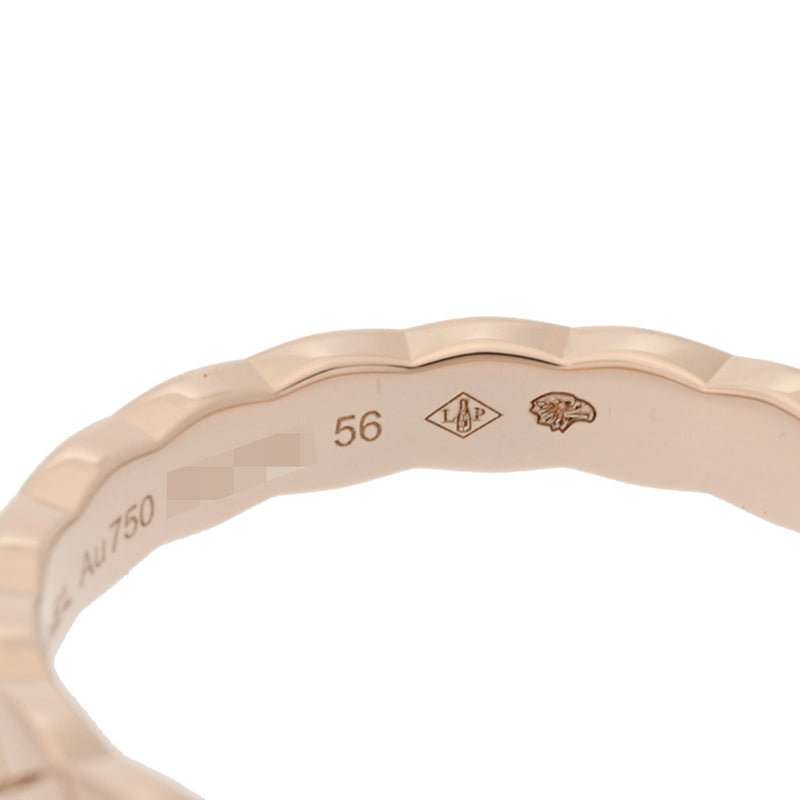 CHANEL シャネル ココクラッシュ マトラッセ #56 J11785 15号 レディース K18ピンクゴールド PG リング・指輪 Aランク 中古 銀蔵