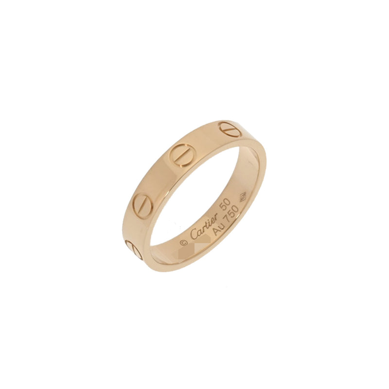 CARTIER カルティエ ミニラブ リング #50 9.5号 レディース K18イエローゴールド リング・指輪 Aランク 中古 銀蔵