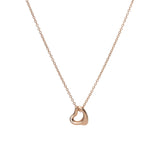 TIFFANY&Co. ティファニー オープンハート ネックレス レディース K18ピンクゴールド PG ネックレス Aランク 中古 銀蔵