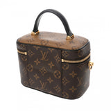 LOUIS VUITTON ルイヴィトン モノグラムリバース ヴァニティ NV PM 2WAY チェーンショルダー 旧型 ブラウン M45165 レディース モノグラムキャンバス バニティバッグ Aランク 中古 銀蔵