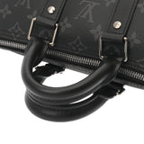 LOUIS VUITTON ルイヴィトン モノグラムエクリプス キーポル バンドリエール 25 2WAY ブラック/グレー M46271 メンズ モノグラムキャンバス ハンドバッグ Aランク 中古 銀蔵